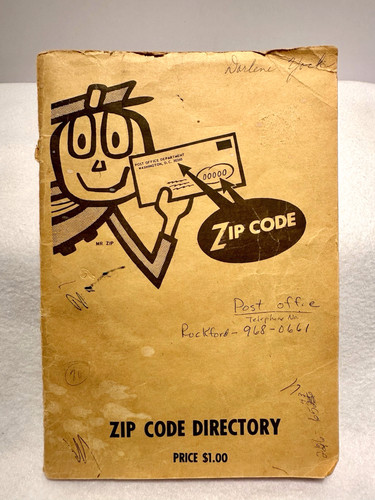 Rare 1960s zip directory - rare,