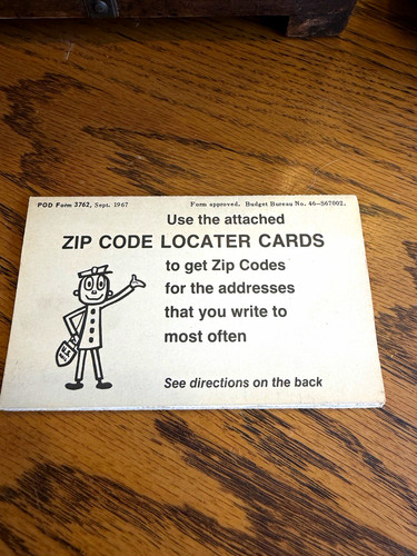1967 usps zip code - mr.,